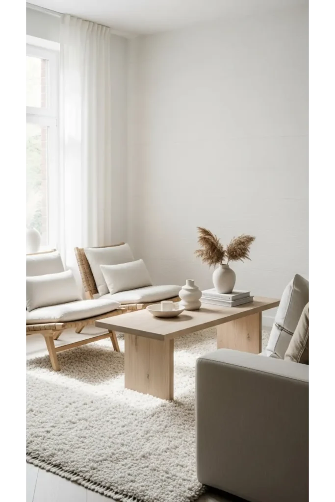 Warm White With Natural Texture