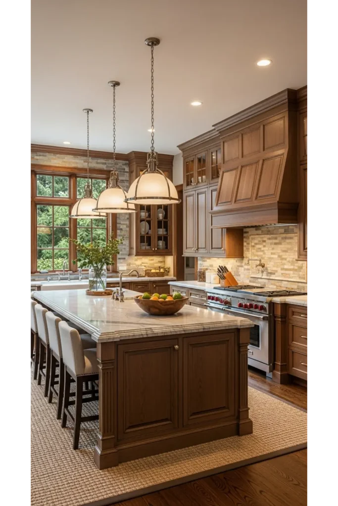 Warm Wood Luxury Kitchens