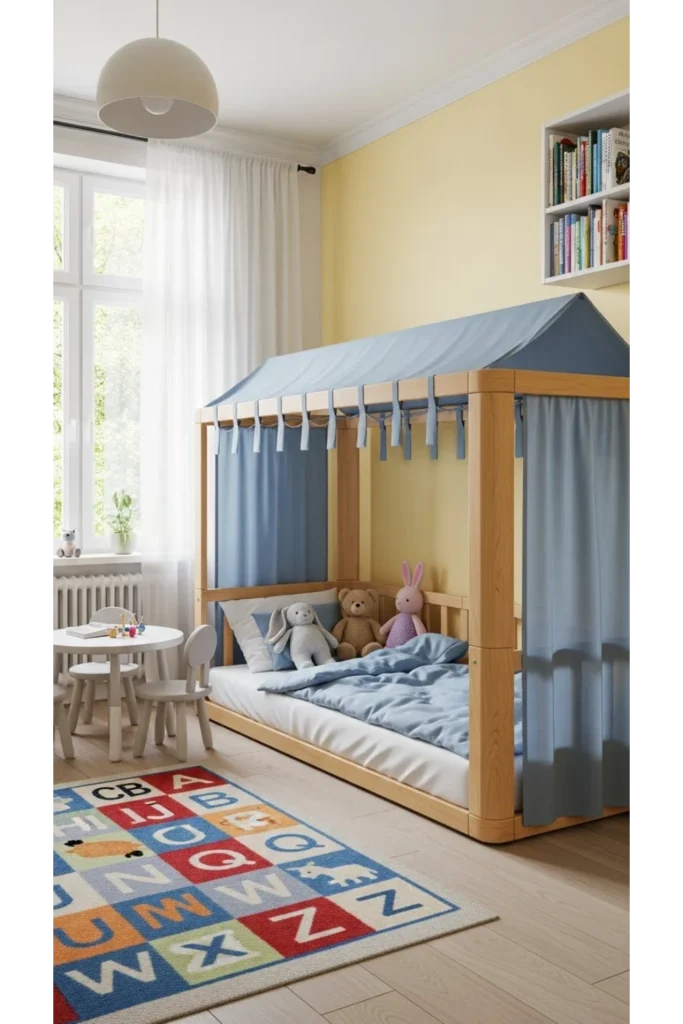 Canopy bedroom ideas for kids that balance safety, comfort, and imagination 2 Why canopy beds help children feel secure