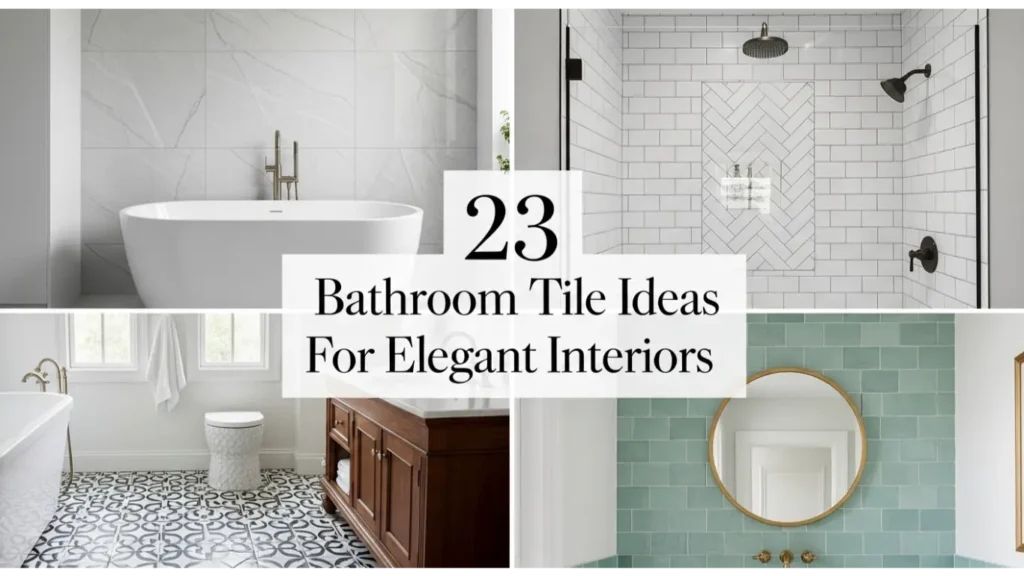 bathroom tile ideas for elegant interiors