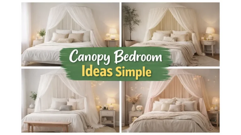 canopy bedroom ideas simple