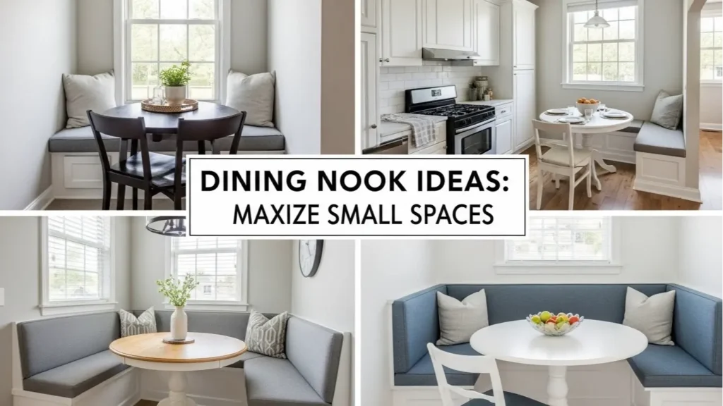 dining nook ideas maximize small spaces