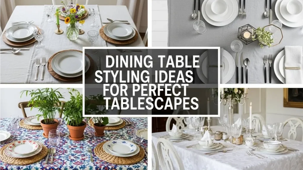 dining table styling ideas for perfect tablescapes
