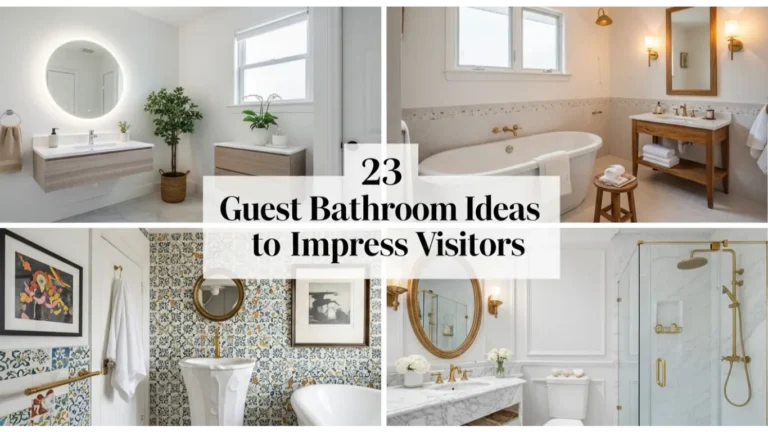 23 Guest Bathroom Ideas To Impress Visitors