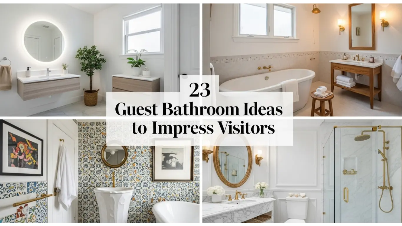 guest bathroom ideas to impress visitors 1