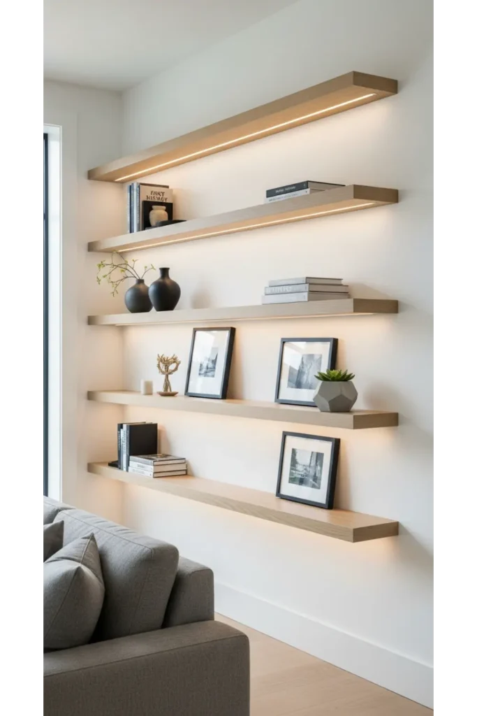 inimal Built Ins with Purpose