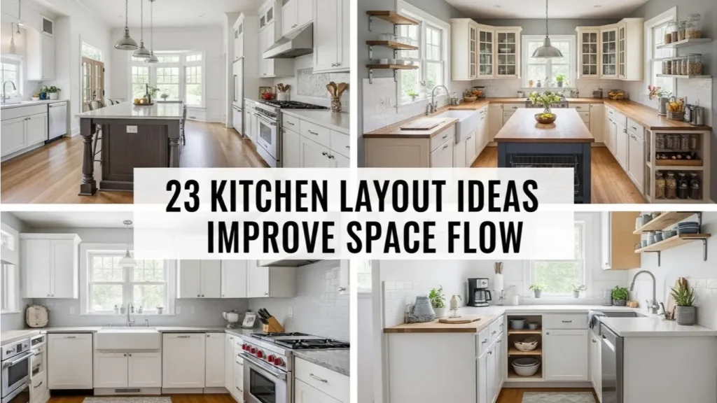 kitchen layout ideas improve space flow