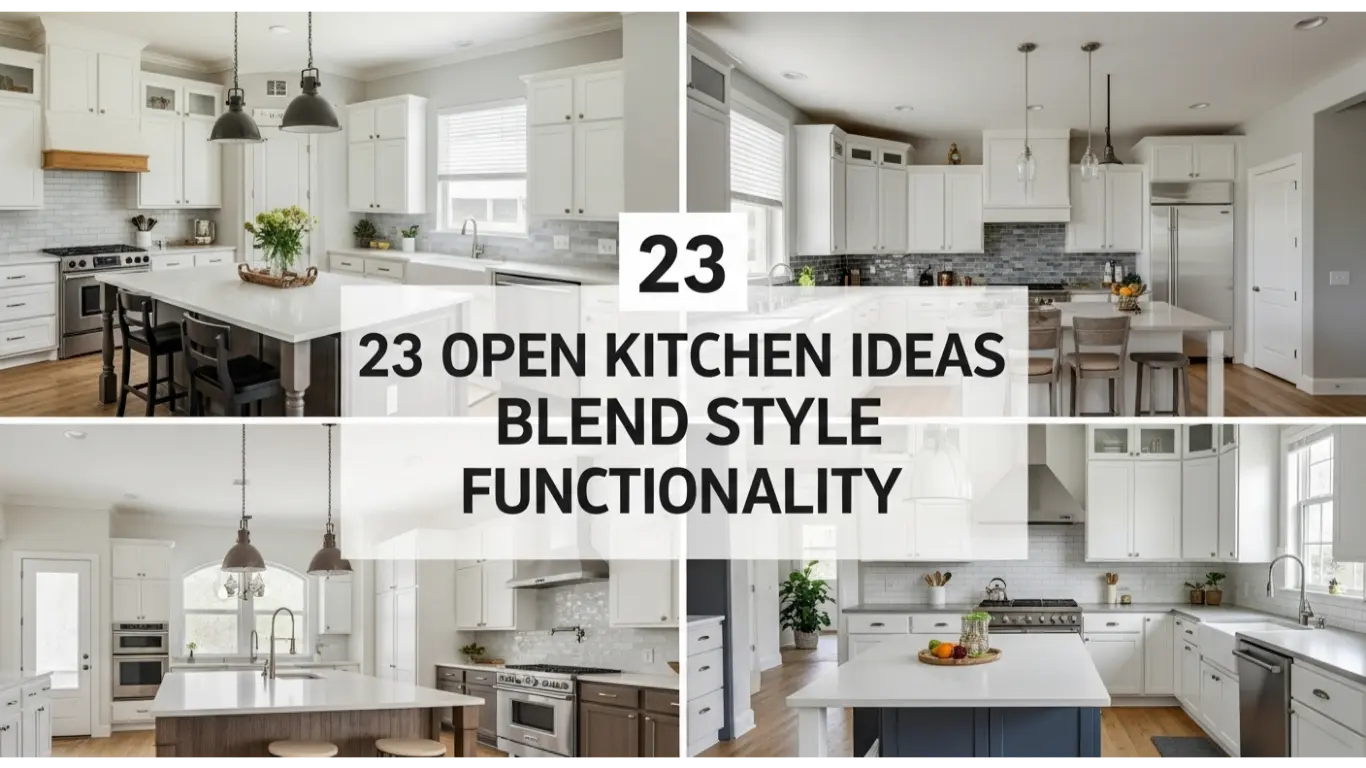 open kitchen ideas blend style functionality