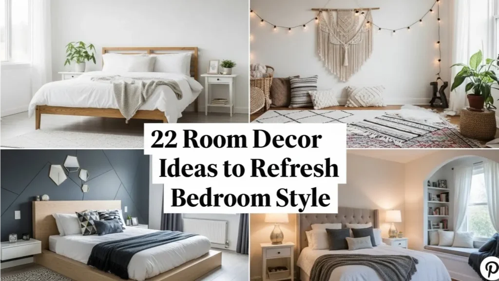 room decor ideas to refresh bedroom style