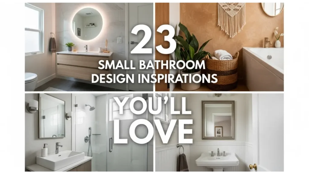small bathroom design inspirations