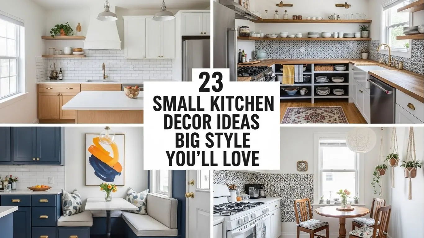 small kitchen decor ideas big style