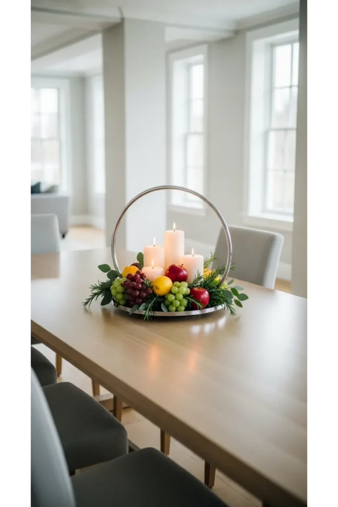 A Centerpiece That Changes with the Week