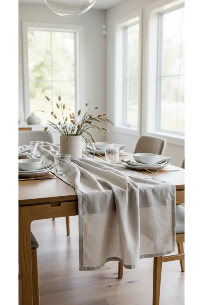 A Runner Instead of a Full Cloth