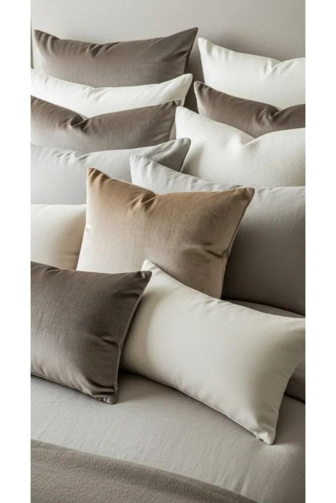 20+ bedroom inspo tips to transform your sleeping space 15 Add Texture with Throw Pillows