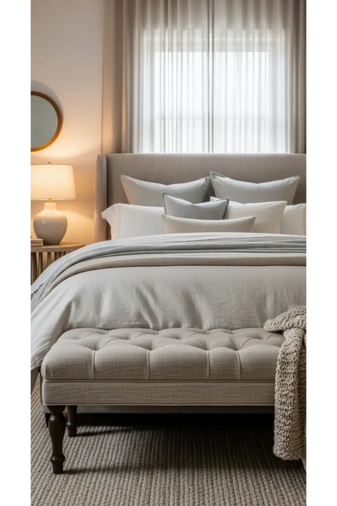 Add a Bench at the Foot of the Bed