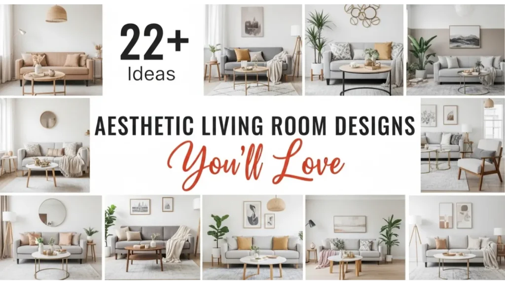 Aesthetic Living Room Designs You'll Love