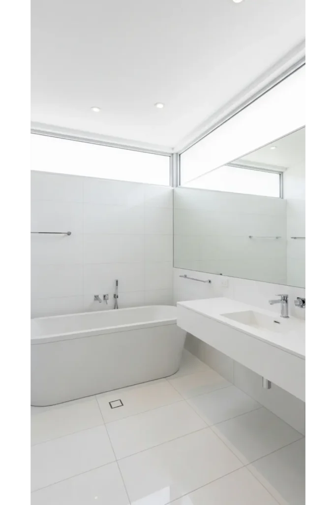 All White Modern Glow