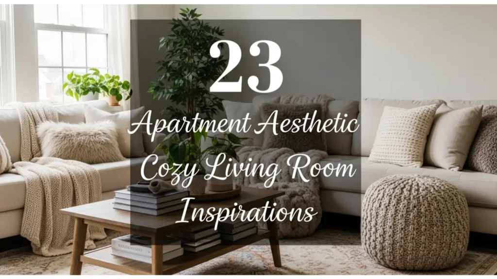 Apartment Aesthetic Cozy Living Room Inspirations