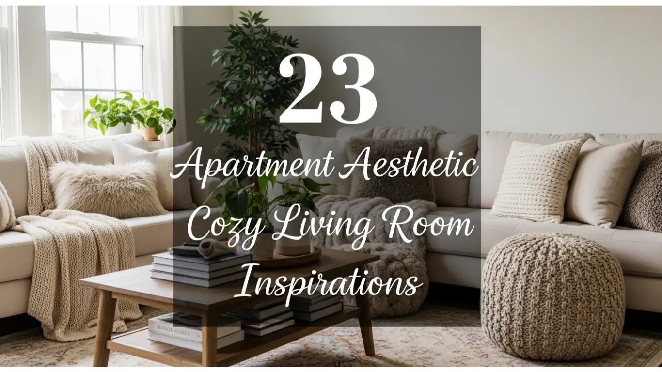 Apartment Aesthetic Cozy Living Room Inspirations