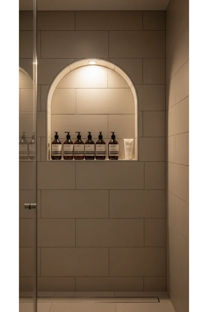  Arched Shower Niche Styling