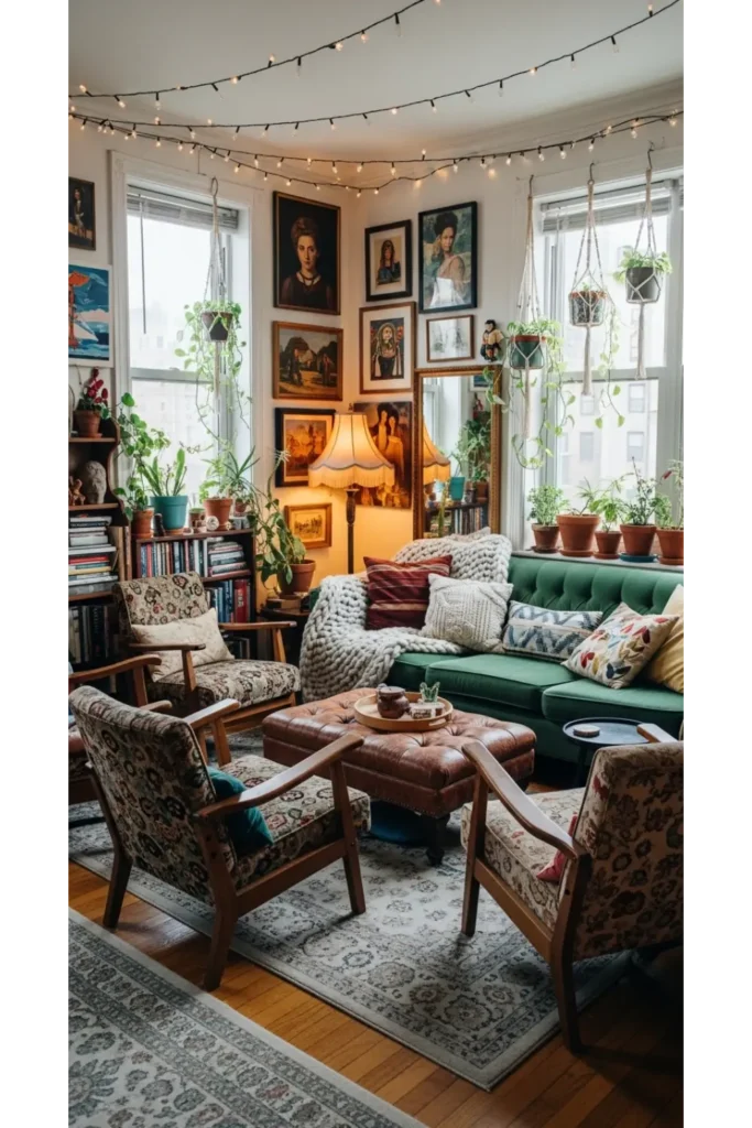 Artistic Cozy Living Space