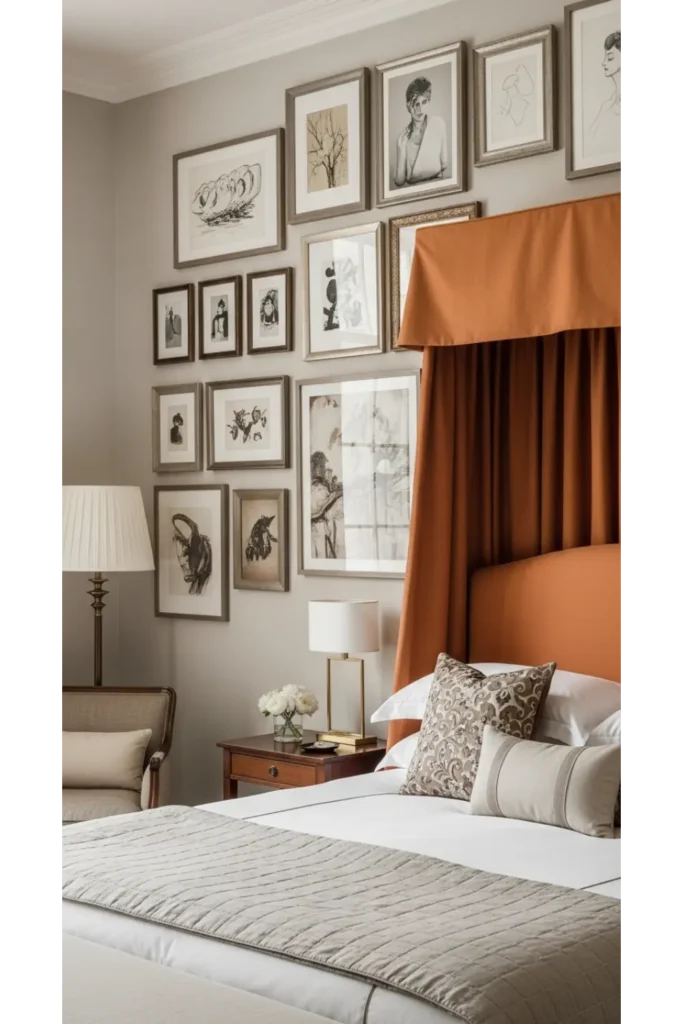 18+ Classy Bedroom Designs for a Timeless Look 15 Artwork With Personal Meaning