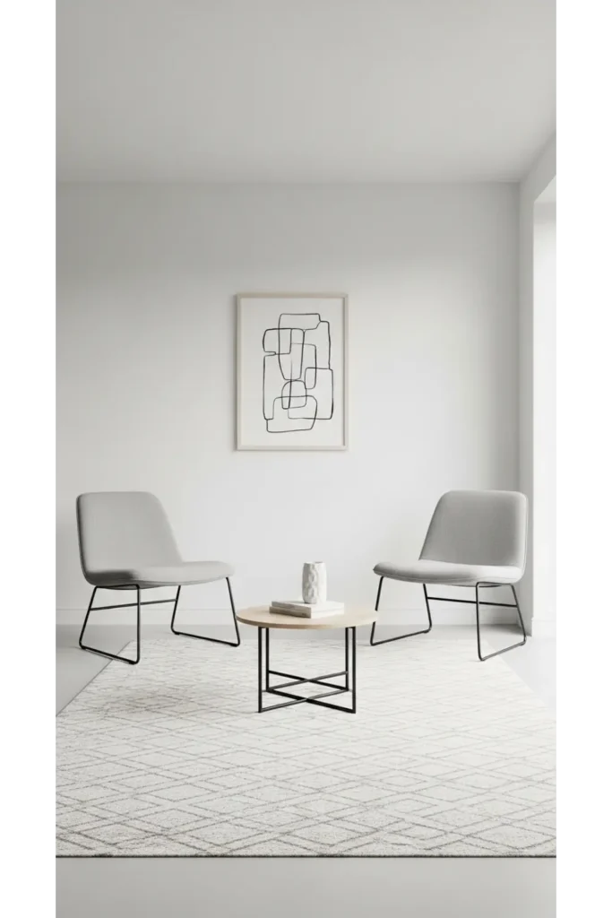 23 Minimalist Living Room Ideas for Calm Homes 11 Balanced Symmetry