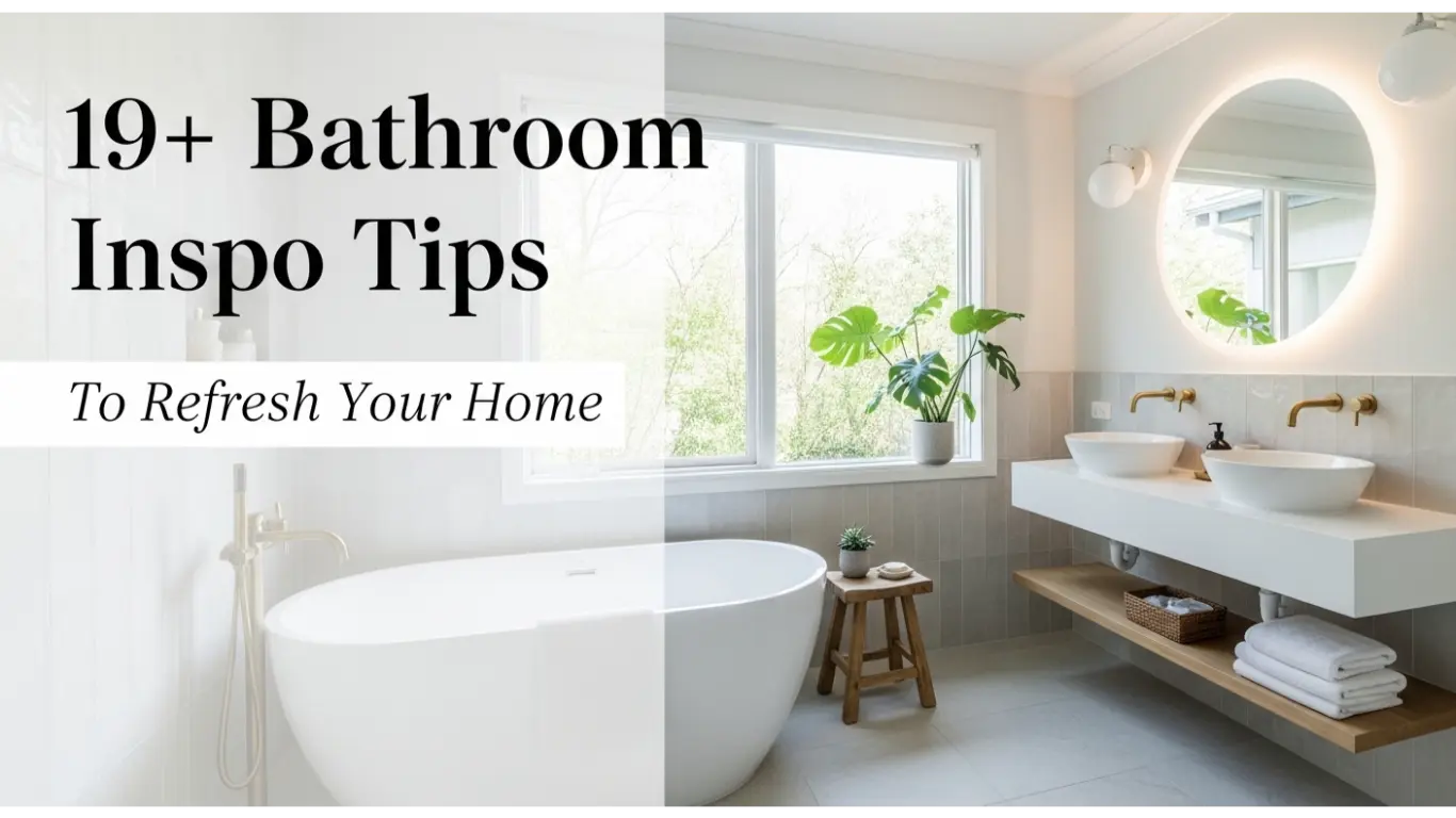 Bathroom Inspo Ttips To Refresh Your Home