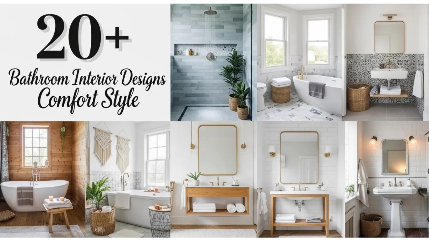 Bathroom Interior Designs Comfort Style