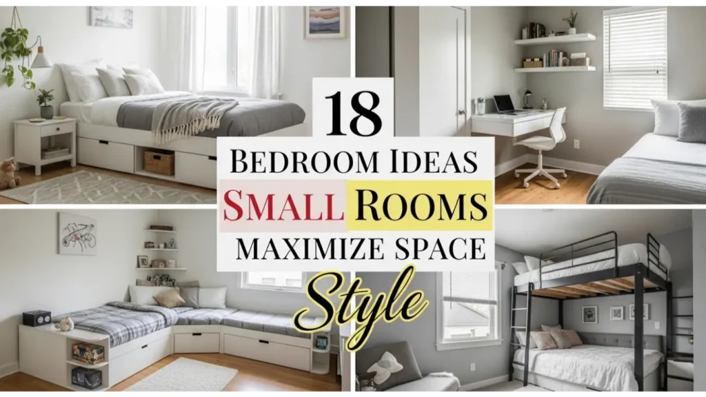 Bedroom Ideas Small Rooms Maximize Space Style