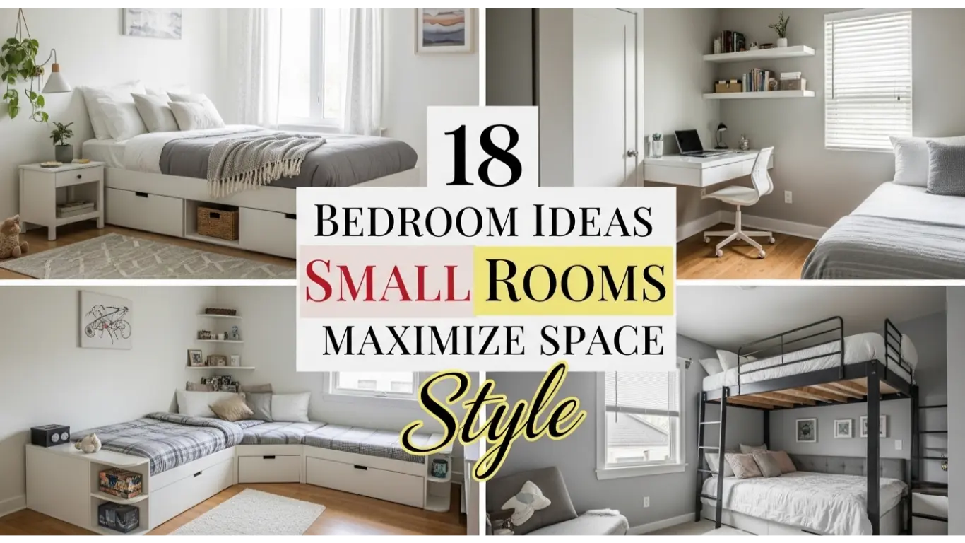 Bedroom Ideas Small Rooms Maximize Space Style
