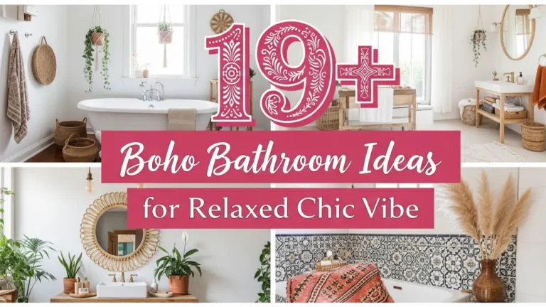Boho Bathroom Ideas for Relaxed Chic Vibe