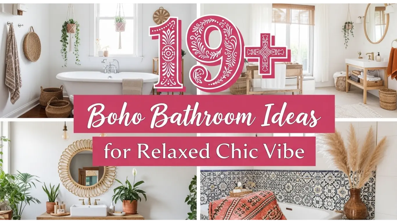 Boho Bathroom Ideas for Relaxed Chic Vibe