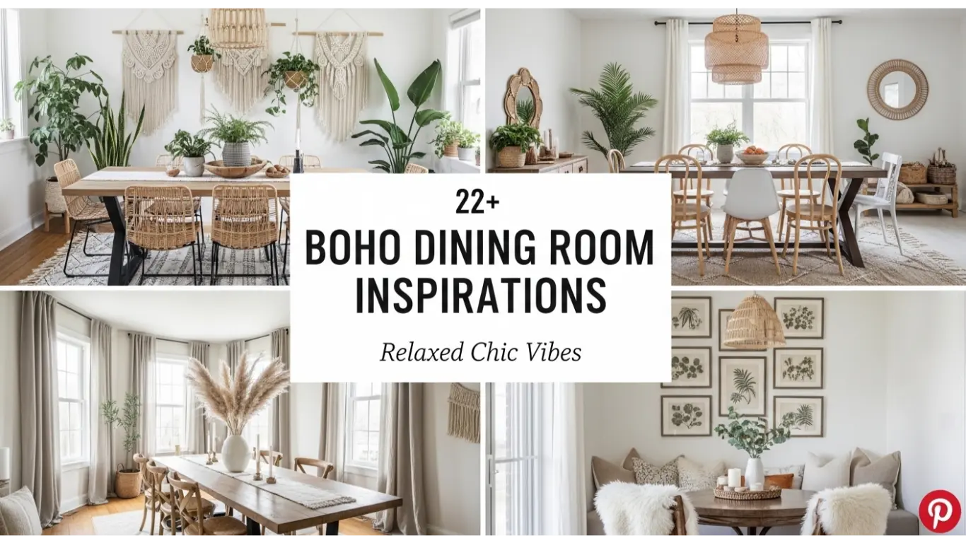 Boho Dining Room Inspirations Relaxed Chic Vibes