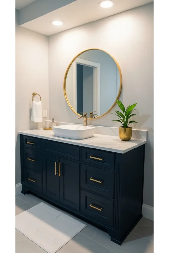 Bold Painted Vanity