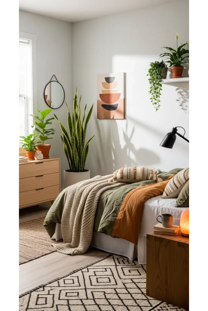 20+ bedroom inspo tips to transform your sleeping space 8 Bring in Indoor Plants