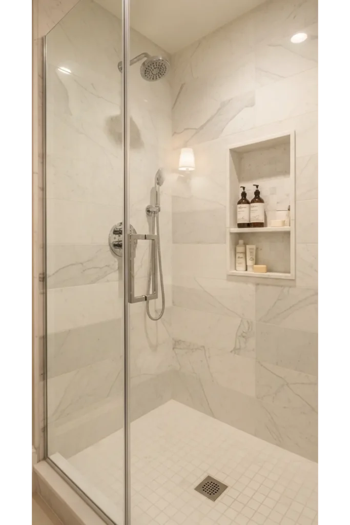 Built In Shower Niche