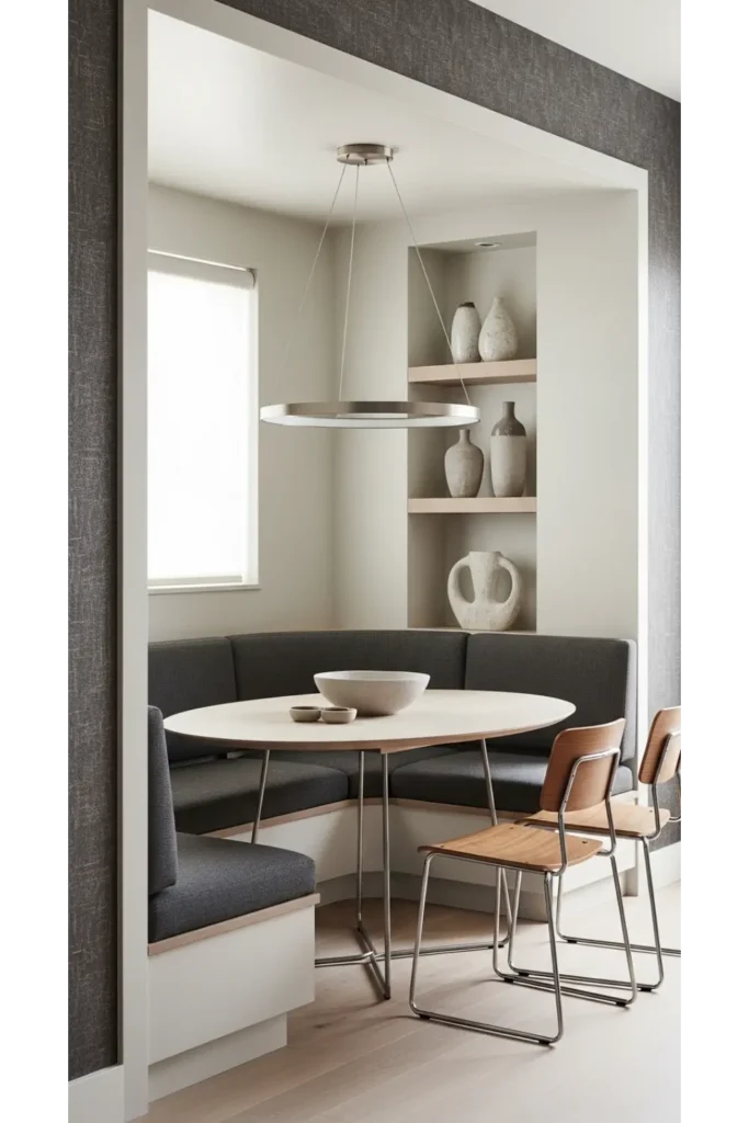 Built-In Wall Niche Dining Area