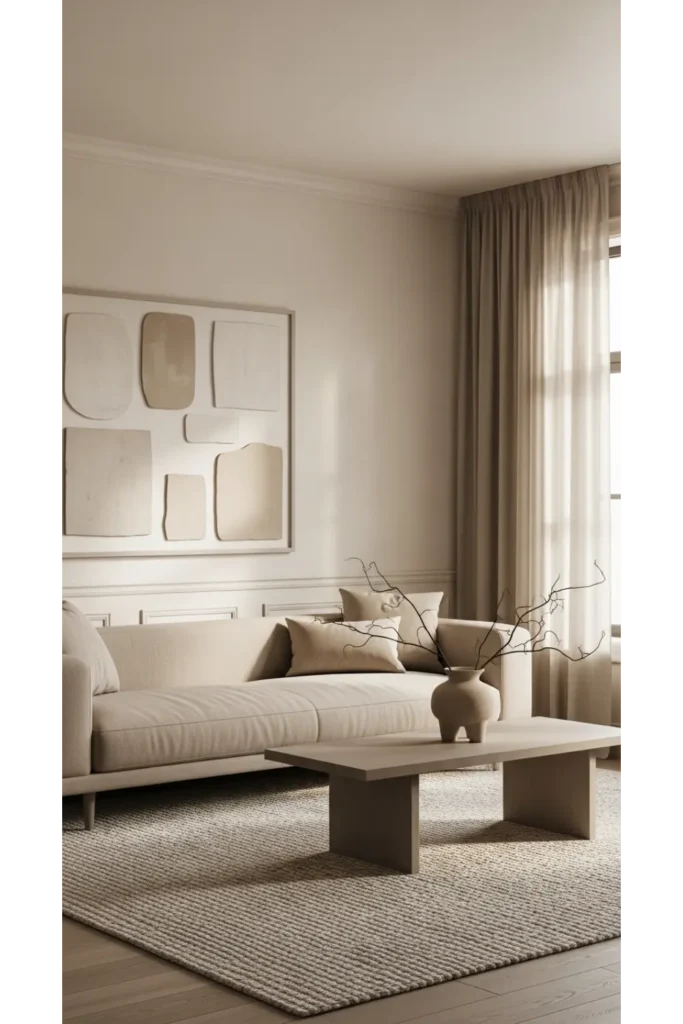 Aesthetic Living Room Designs You'll Love 22+ Ideas 10 Calm Monochrome Living Room
