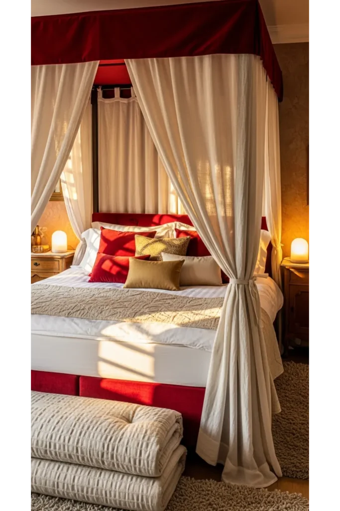 20+ Cozy Bedroom Designs That Feel Warm and Inviting You’ll Never Want to Leave 9 Canopy Bed Retreat