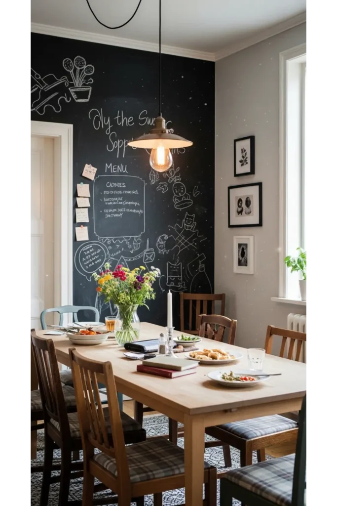 Chalkboard or Writable Wall Section
