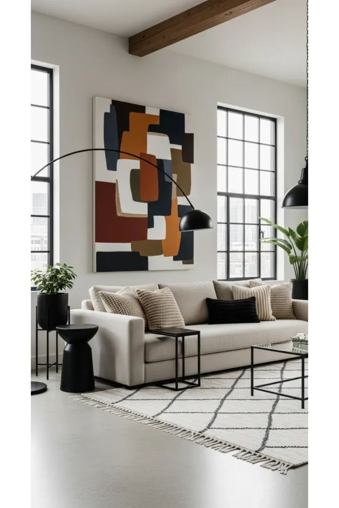 Choose a Neutral Base With Bold Accents