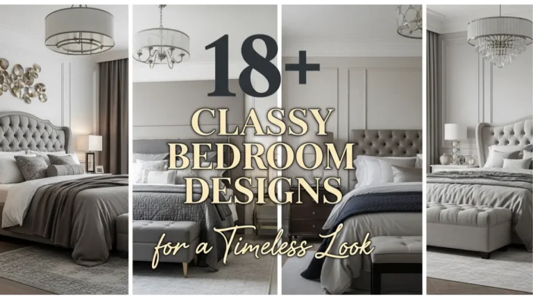 Classy Bedroom Designs Timeless Look