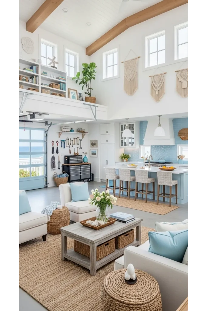 Modern Garage Loft Ideas for Smart Living 23 21 Coastal Inspired Loft Space