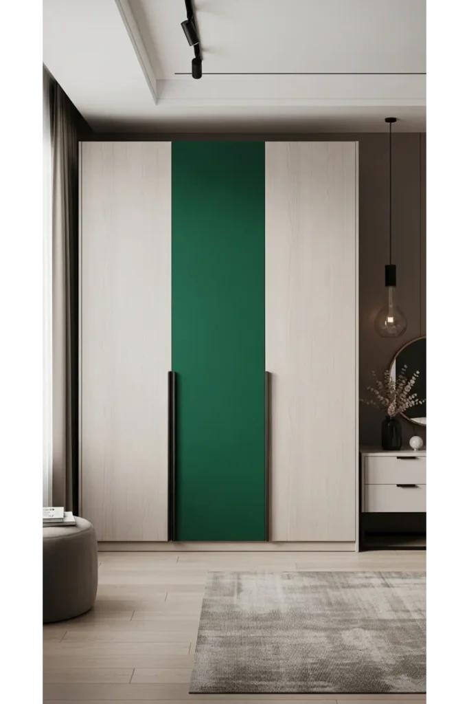 Color Accent Panel Wardrobe