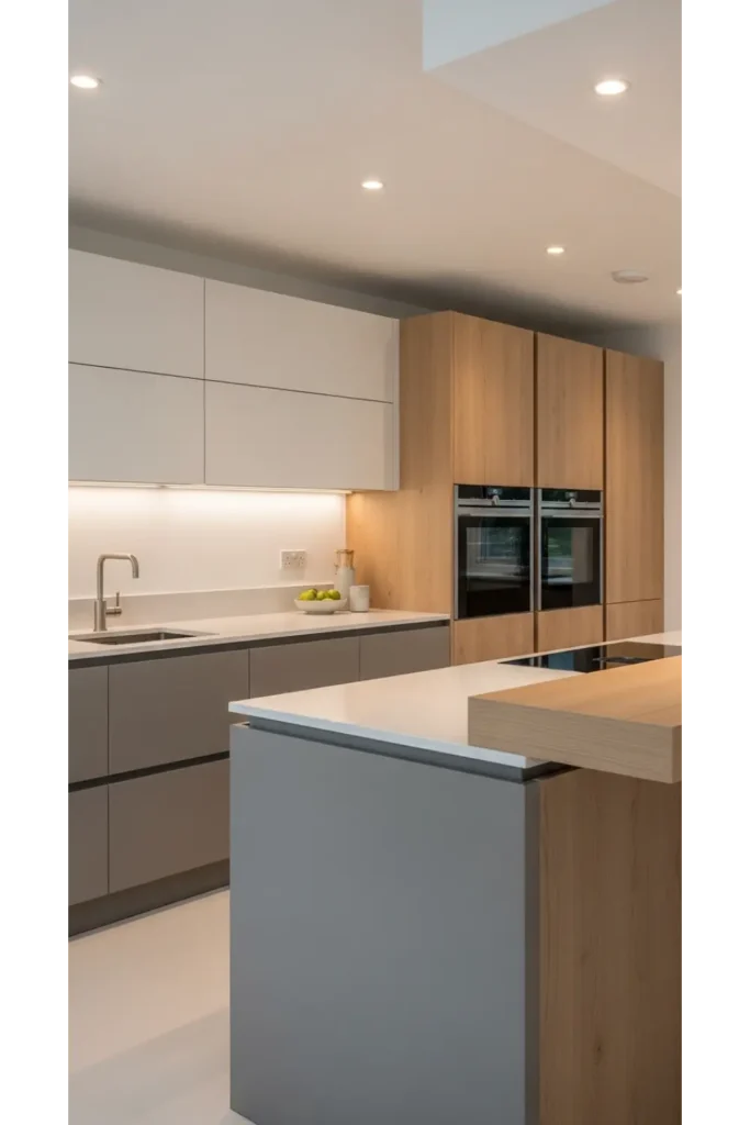 23 Modular Kitchen Design Inspirations For Efficiency 22 Color Zoning for Function