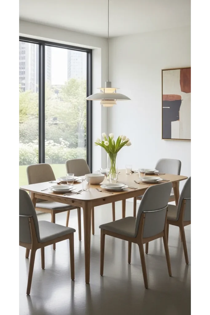 Comfortable Table Height and Chairs