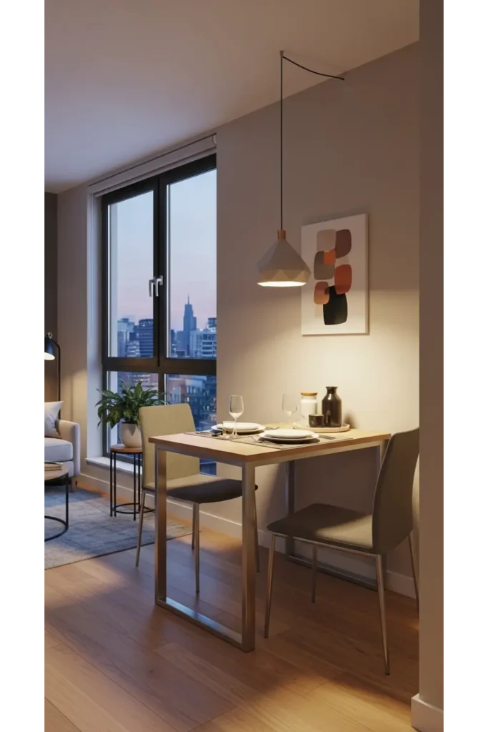 Compact Dining For Urban Living