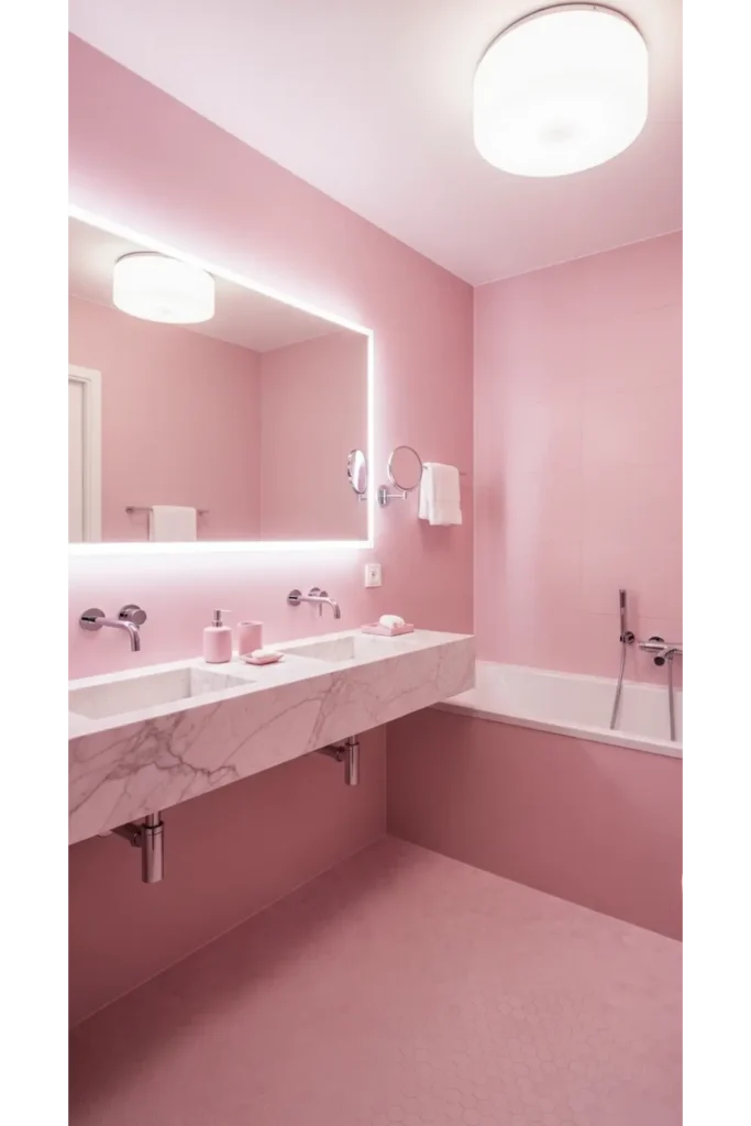 Compact Double Vanity