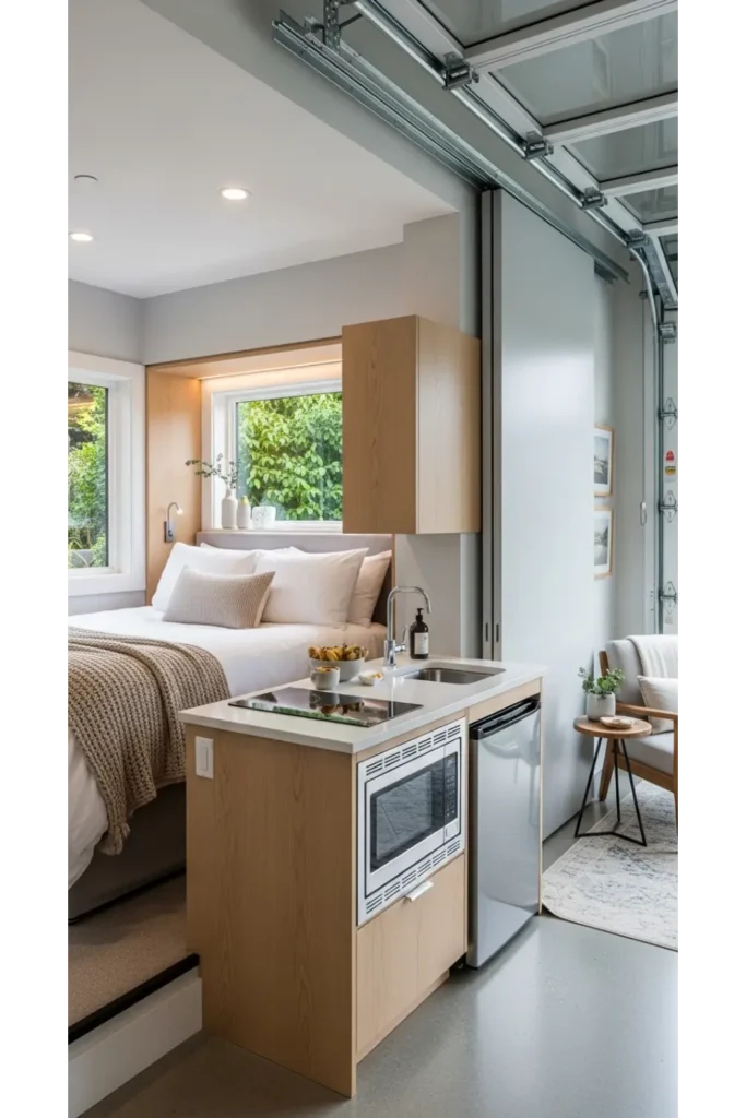 Modern Garage Loft Ideas for Smart Living 23 5 Compact Guest Suite Loft